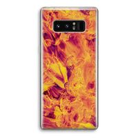 Eternal Fire: Samsung Galaxy Note 8 Transparant Hoesje