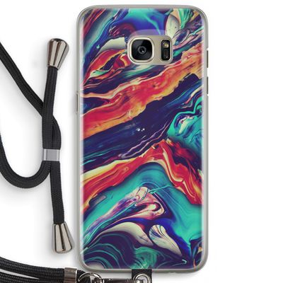 Chameleon Sun: Samsung Galaxy S7 Edge Transparant Hoesje met koord