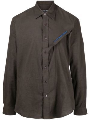 Y/Project chemise boutonnée à manches longues - Gris