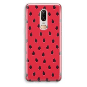 Watermelon: OnePlus 6 Transparant Hoesje