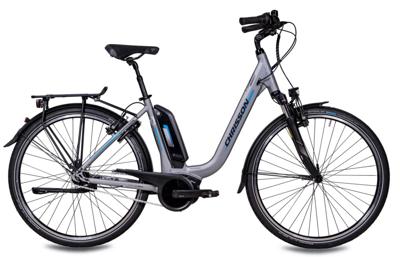 Chrisson E Cassiopea 28 Inch 50 cm Dames 7V V Brakes Zilvergrijs