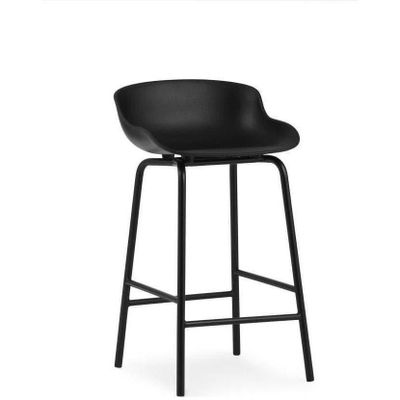 Normann Copenhagen Hyg barkruk H65 Black staal