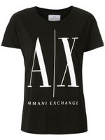 Armani Exchange t-shirt à logo imprimé - Noir