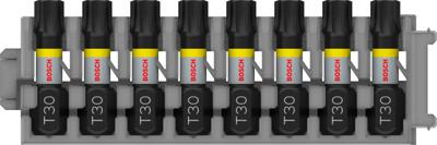 Bosch Accessoires Schroefbit Impact Control T30, 25 mm 8x - 2608522382