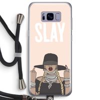 Slay All Day: Samsung Galaxy S8 Plus Transparant Hoesje met koord