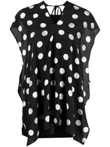 Y's blouse à pois - Noir