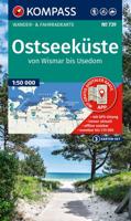 Wandelkaart 739 Ostseeküste - Oostzeekust | Kompass