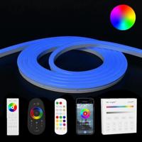 10 meter RGB neon led flex maxi rond - complete set neon verlichting