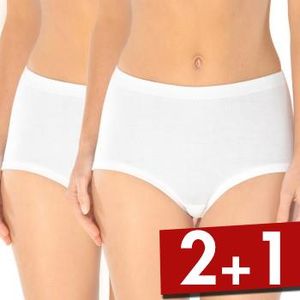 Schiesser 2 stuks Original Classics Fine Rib Waist Panties