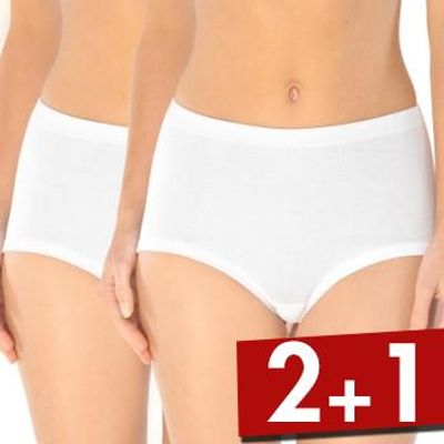 Schiesser 2 stuks Original Classics Fine Rib Waist Panties