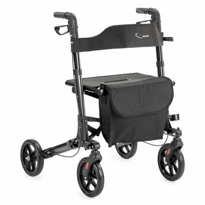 Rollator City Dubbel inklapbaar (7,8 kg) | MultiMotion | Dubbel opvouwbaar | Lichtgewicht | Compact | Antraciet | 10050016