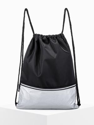 FashionInstinct - Rugtas - Zwart - Silver - Unisex