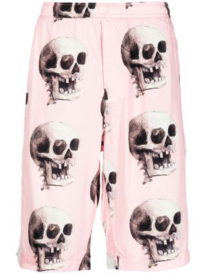 Endless Joy bermuda Skull à imprimé graphique - Rose
