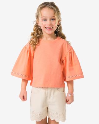HEMA Kinder T-shirt jersey koraal (koraal)
