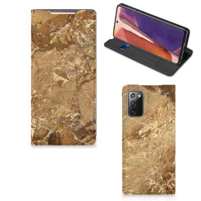 Samsung Galaxy Note20 | Standcase | Marmer Creme