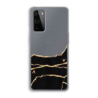 Gouden marmer: OnePlus 9 Pro Transparant Hoesje