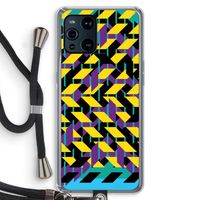 Skew Bee 3: Oppo Find X3 Transparant Hoesje met koord