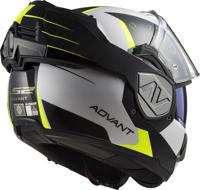LS2 opklaphelm "ff906 advant codex" helmet ff906 adv. codex xs white/bl/yel.