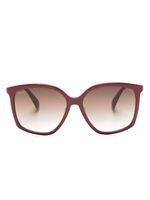 Max Mara Eyewear lunettes de soleil Jewel à monture papillon - Rouge