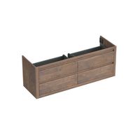 Onderkast Forzalaqua Gela 160x51x60 cm 4 Softclose Lades Eiken Havanna Forzalaqua