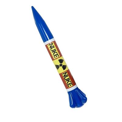 Smiffys Opblaasbare nucleaire raket - 87 cm - verkleedaccessoires