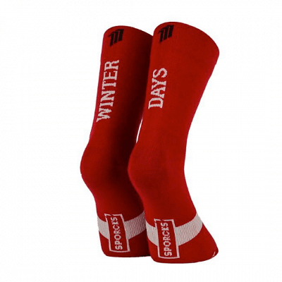 Sporcks Winter Days Rojo fietssokken