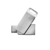 Intenso cMobile Line USB-stick 128 GB Zilver 3536491 USB-C 3.2 Gen 1, USB-A 3.2 Gen 1