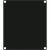 Caymon CASY201/B blindplaatje staal, 2 modules breed voor CASY-chassis