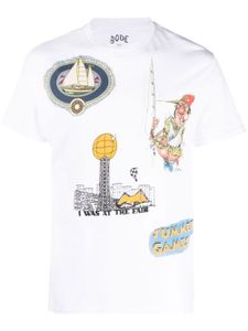 BODE t-shirt à imprimé graphique - Blanc