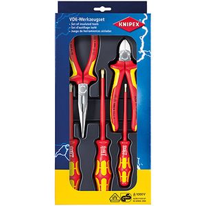 KNIPEX VDE-gereedschapset 00 20 13 gereedschapsset 5 delig