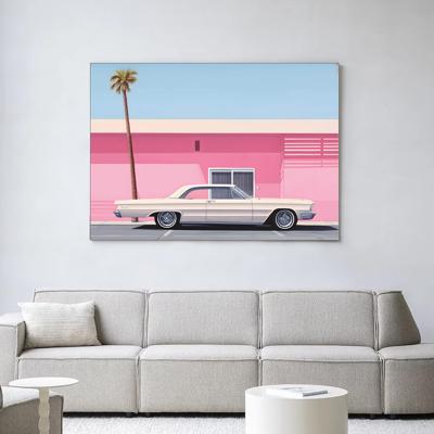 Urban Cotton Wandkleed 'Hammer' 145 x 190cm in Frame - black