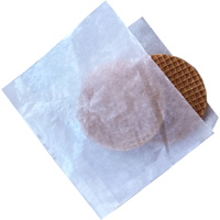 Snackenvelop | 16x15cm | papier | wit | 1000 stuks