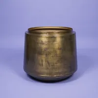 Indigo pot vintage gold 58x51x42,5