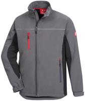 NITRAS SAFETY softshell jack "motion tex light " softshell jacket gr. xxl motion tex light gray/sw