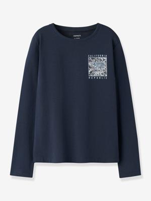 T-shirt met lange mouwen NKMVUX jongen NAME IT marineblauw