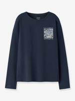 T-shirt met lange mouwen NKMVUX jongen NAME IT marineblauw