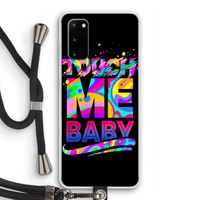 Touch Me: Samsung Galaxy S20 Transparant Hoesje met koord