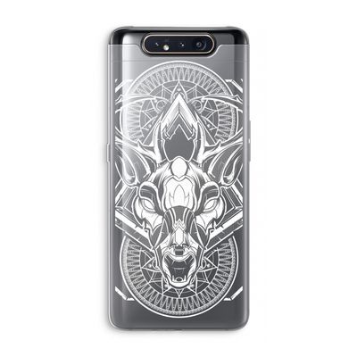 Oh Deer: Samsung Galaxy A80 Transparant Hoesje