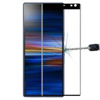 9u 3D gebogen volledig scherm getemperd glas film voor Sony Xperia 10