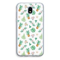 Ananas bladeren: Samsung Galaxy J5 (2017) Transparant Hoesje