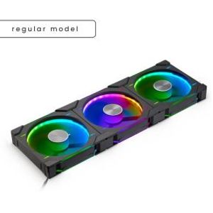 Phanteks D30 PWM Regular Airflow D-RGB 140MM Black 3-Pack