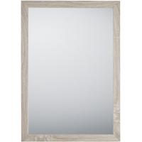 Spiegel - Trion Tiel - Wandspiegel - 48x68cm - MDF - Licht Eiken