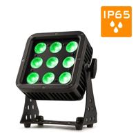 BeamZ StarColor75 LED flood light voor buiten 9x 8W RGBA IP65