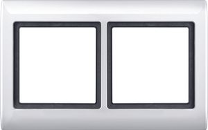 Merten Aquadesign afdekraam 2-voudig polarwit 400219