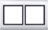 Merten Aquadesign afdekraam 2-voudig polarwit 400219