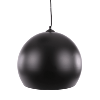 Hanglamp Axel Ball Modern 40 cm 1 Lichts Mat Zwart - thumbnail