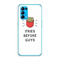 Fries before guys: Oppo Find X3 Lite Transparant Hoesje