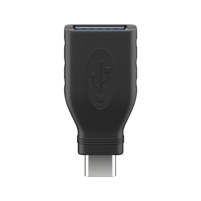 Goobay USB 3.2 GEN 1 (USB 3.0) Adapter - USB-C naar USB-A - 5Gbit/s - USB adapter - USB-C (M) naar USB-A (F) (bus) adapter - 5Gbit/s - GEN 1 - zwart
