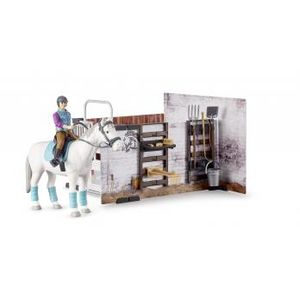 Bruder paardenstalset met paard en accessoires  1:16