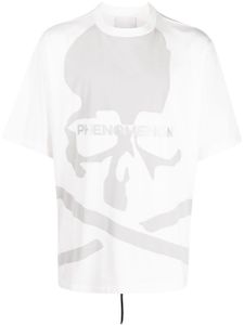 Mastermind World t-shirt à imprimé tête de mort - Blanc